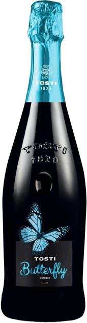 Вино ігристе Tosti Butterfly н/сухе біле 7.5% 0.75 л